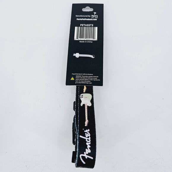 NEW FENDER GUITARS Dog Collar Size MEDIUM 13.5"-22" Polyester Perris Pet - Picture 3 of 4
